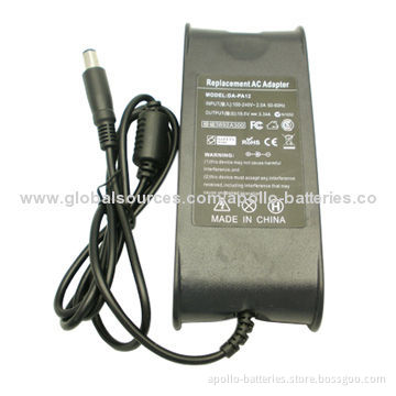 Laptop AC adapter for DELL, 19.5V 3.34A, 7.4*5.0